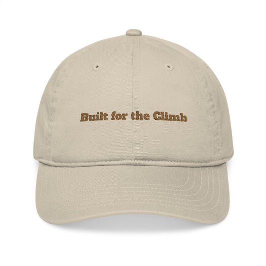 Organic Baseball Cap (Built for the Climb)